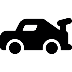 Sports Car Icon from Ultimate Bold Set