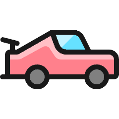 Sports Car Icon from Ultimate Colors Set