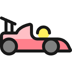 Sports Car Convertible Icon from Ultimate Colors Set