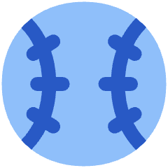 Baseball Icon from Plump Flat Set