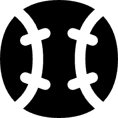 Baseball Icon from Flex Solid Set