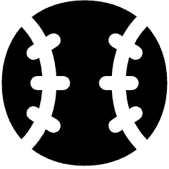 Baseball Icon from Plump Solid Set