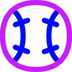 Baseball Icon from Flex Neon Set