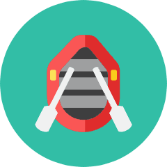 Boat Icon from Kameleon Colors Set