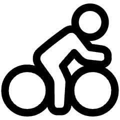 Cycling Icon from Plump Line Set