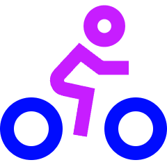 Cycling Icon from Sharp Neon Set
