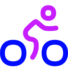Cycling Icon from Flex Neon Set