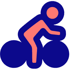 Cycling Icon from Plump Pop Set