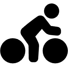 Cycling Icon from Plump Solid Set