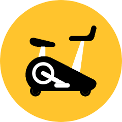 Exercise Bike Icon from Kameleon Pop Set