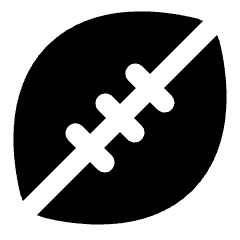 Football Icon from Plump Solid Set