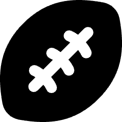 Football Icon from Flex Solid Set