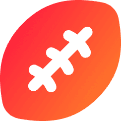 Football Icon from Flex Gradient Set