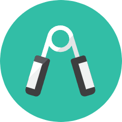Hand Grip Icon from Kameleon Colors Set