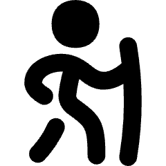 Hiking Icon from Flex Solid Set