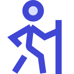 Hiking Icon from Sharp Duo Set