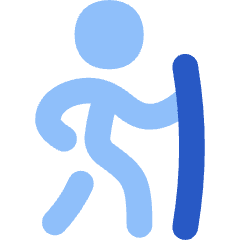 Hiking Icon from Flex Flat Set