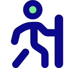 Hiking Icon from Core Pop Set
