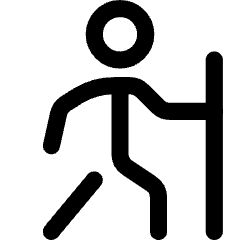 Hiking Icon from Core Line Set