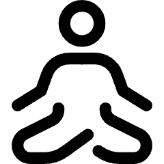 Meditation Icon from Core Line Set