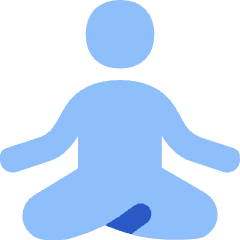 Meditation Icon from Flex Flat Set