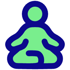 Meditation Icon from Plump Pop Set