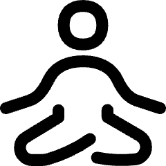 Meditation Icon from Flex Line Set