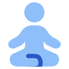 Meditation Icon from Plump Flat Set