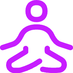 Meditation Icon from Flex Neon Set