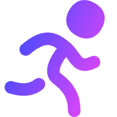 Running Icon from Flex Gradient Set