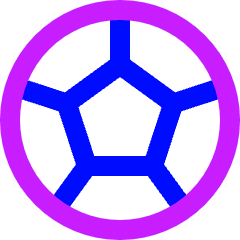 Soccer Icon from Sharp Neon Set