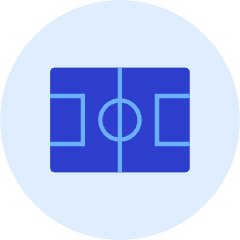 Soccer Field Icon from Kameleon Duo Set