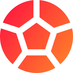 Soccer Icon from Sharp Gradient Set