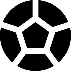 Soccer Icon from Sharp Solid Set