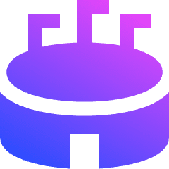 Stadium Icon from Sharp Gradient Set