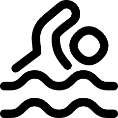 Swimming Icon from Flex Line Set