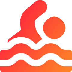 Swimming Icon from Flex Gradient Set
