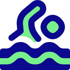 Swimming Icon from Flex Pop Set