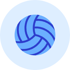 Volleyball Icon from Kameleon Duo Set