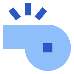 Whistle Icon from Sharp Flat Set