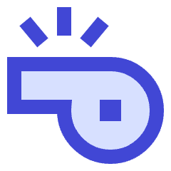 Whistle Icon from Sharp Duo Set