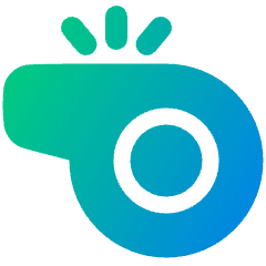 Whistle Icon from Plump Gradient Set