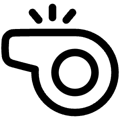 Whistle Icon from Plump Line Set