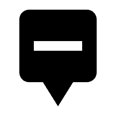 Map Pin Square Subtract Remove Icon from Nova Solid Set