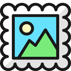 Stamps Image Icon from Ultimate Colors Set