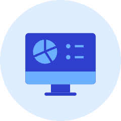 Computer Chart Icon from Kameleon Duo Set
