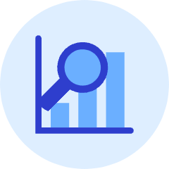 Graph Magnifier Icon from Kameleon Duo Set