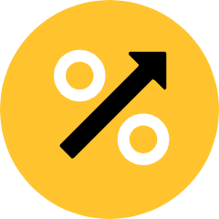 Percentage Icon from Kameleon Pop Set