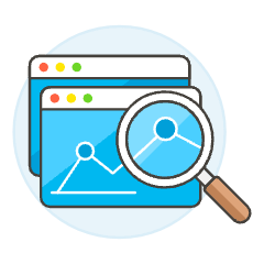 Statistic Research Illustration from UX Colors Set