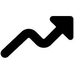 Graph Stats Ascend Icon from Ultimate Bold Set